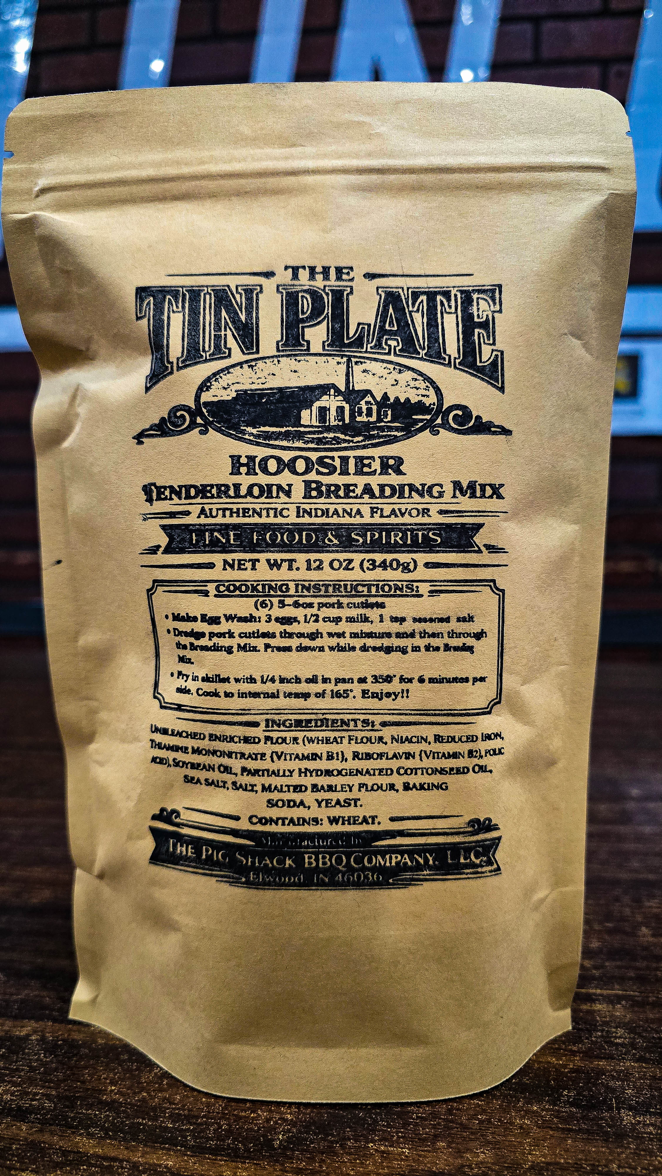 The Tin Plate Hoosier Tenderloin Breading Mix
